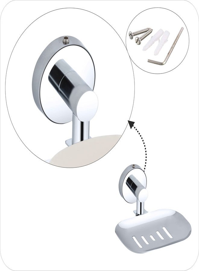 KANJAL soap Dish Holder for Bathroom soap case Stand Bathroom soap Holders Stand Steel sabu dani wash Basin soap Tray for Bathroom(304 Stainless Steel,Chrome Finish) 37 - Image 5